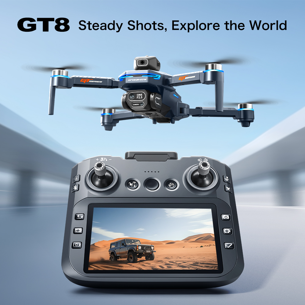 Drone Dobrável GT8 Max com Câm - Drone Surveying avaliação e preço
