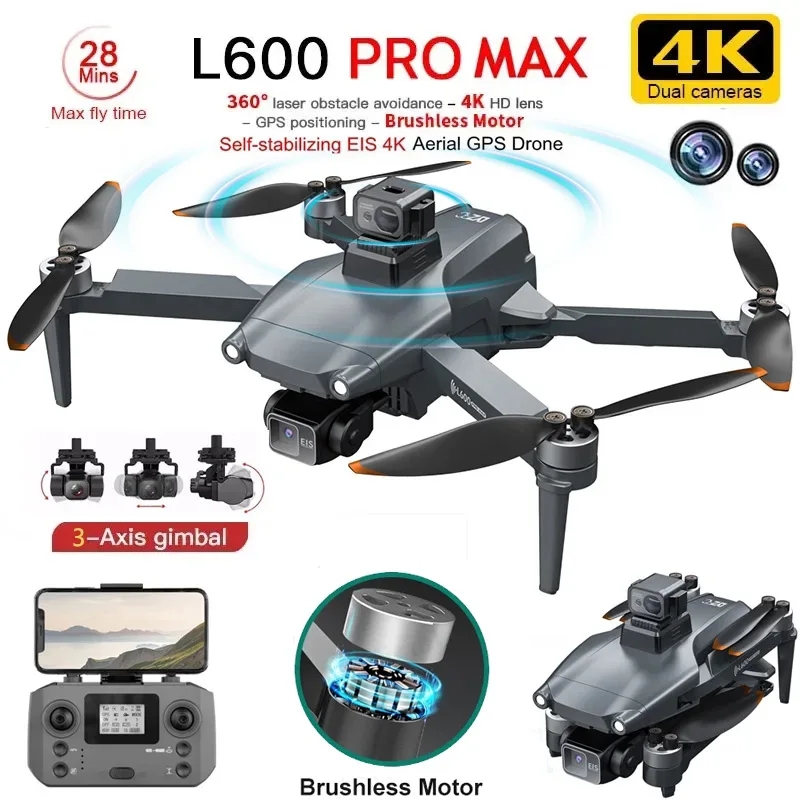 L600 pro max gps drone profiss - Drone Cinematic avaliação e preço